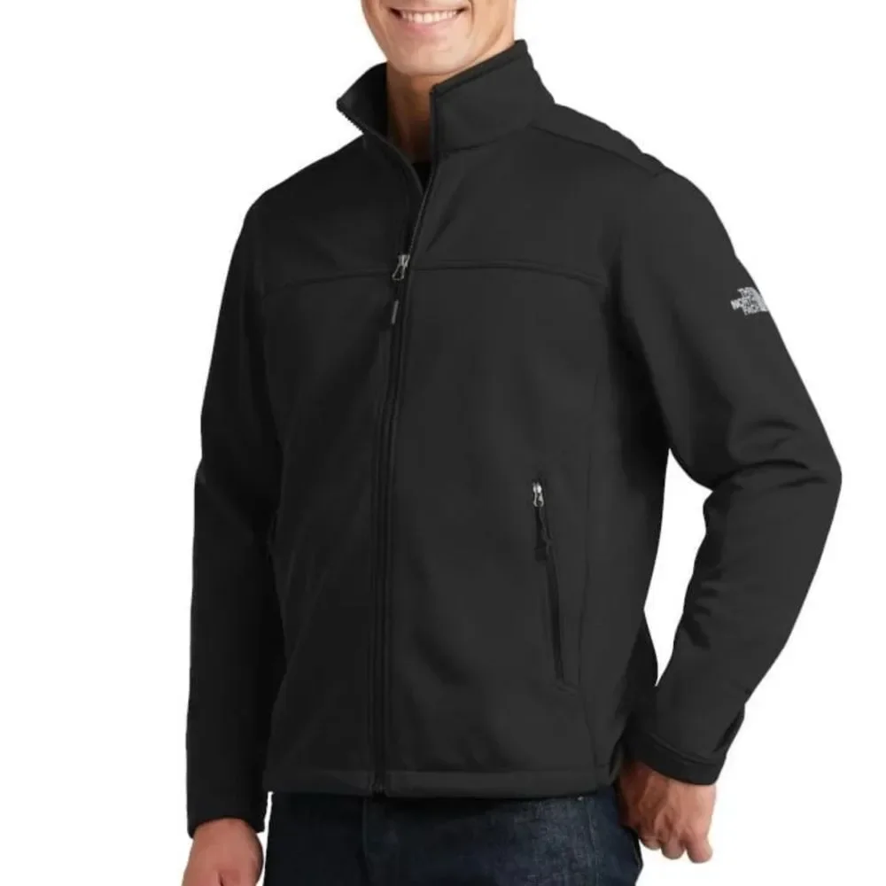The North Face Men’s Ridgewall Soft Shell warm Jacket Heathered gray medium NWT